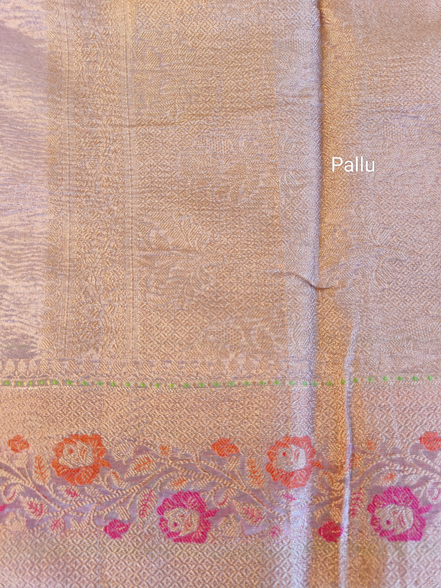 Lilac Crush Tissue Silk Saree