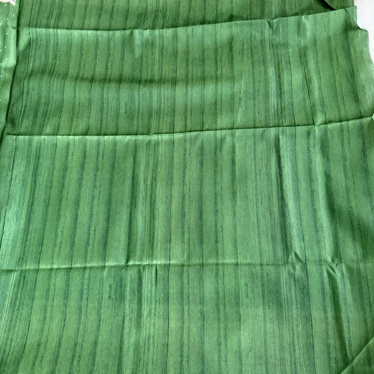 Mehandi Green Madhubani Semi Tussar Saree