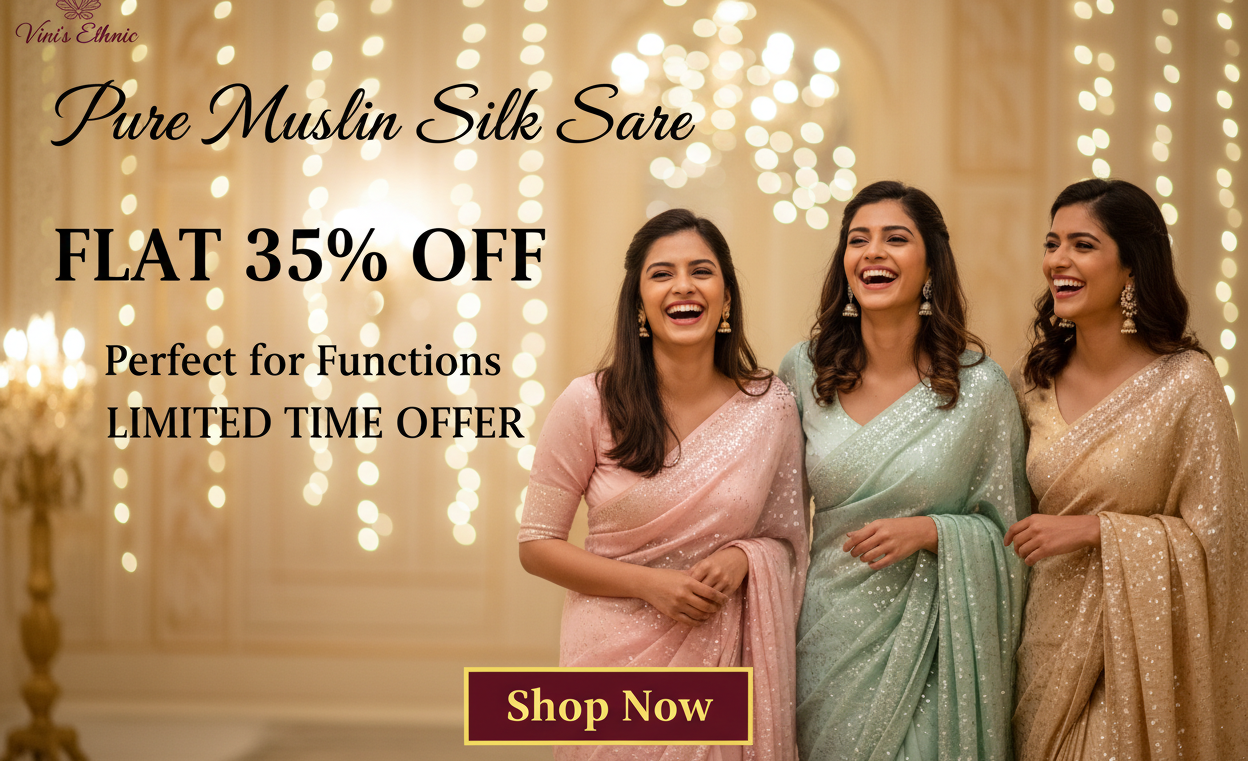 Pure Muslin Silk sarees